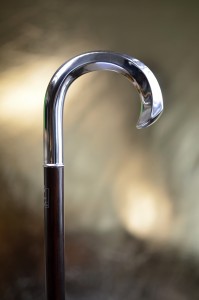 Walking cane luxurious Fayet Courbe