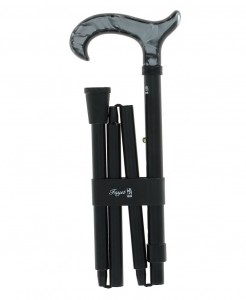 Walking cane foldable Fayet noir (86-96 cm)