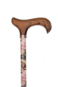 Walking cane Fayet with adjustable length Papillons