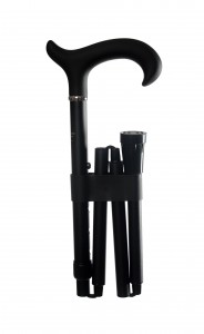 Walking cane foldable Gastrock Black (77-88 cm)